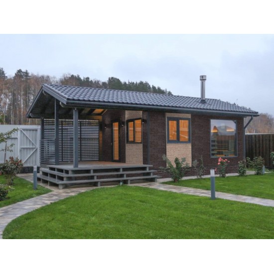 Фасадная Панель Демидовский Кирпич АРАБИКА Я-ФАСАД 1475х306мм GRAND-LINE