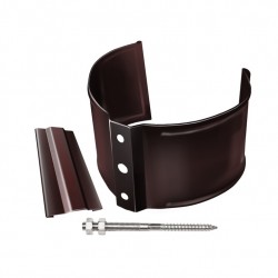 ХОМУТ ТРУБЫ МЕТАЛЛ НА КАМЕНЬ D90 (GRAND-LINE КЛАССИКА; ДИЗАЙН)