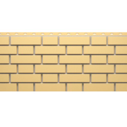 ФАСАДНАЯ ПАНЕЛЬ FLEMISH ЖЕЛТЫЙ STANDART 1183х443мм DOCKE