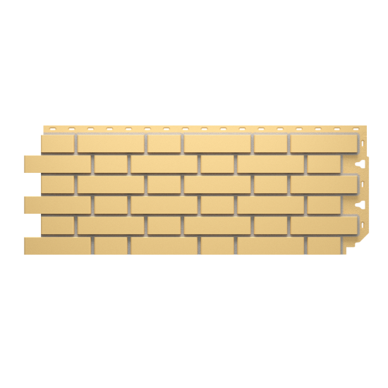 ФАСАДНАЯ ПАНЕЛЬ FLEMISH ЖЕЛТЫЙ STANDART 1183х443мм DOCKE