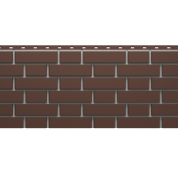 ФАСАДНАЯ ПАНЕЛЬ FLEMISH КОРИЧНЕВЫЙ STANDART 1183х443мм DOCKE