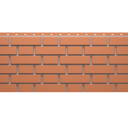 ФАСАДНАЯ ПАНЕЛЬ FLEMISH КРАСНЫЙ STANDART 1183х443мм DOCKE