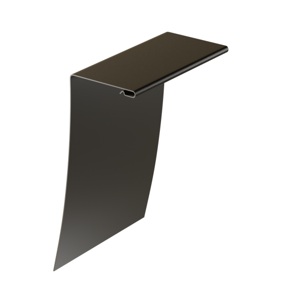 УНИВЕРСАЛЬНЫЙ ОКОЛООКОННЫЙ ПРОФИЛЬ ШОКОЛАД 89х254мм 3,0м ДЛЯ САЙДИНГА DOCKE