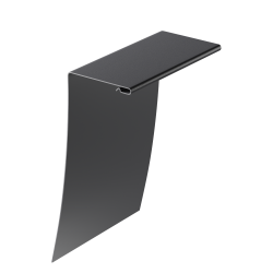 УНИВЕРСАЛЬНЫЙ ОКОЛООКОННЫЙ ПРОФИЛЬ ГРАФИТ 89х254мм 3,0м ДЛЯ САЙДИНГА DOCKE