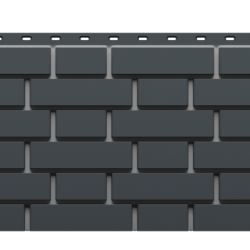 ФАСАДНАЯ ПАНЕЛЬ FLEMISH ТЕМНО-СЕРЫЙ STANDART 1183х443мм DOCKE