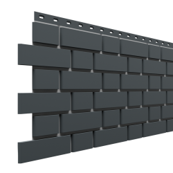 ФАСАДНАЯ ПАНЕЛЬ FLEMISH ТЕМНО-СЕРЫЙ STANDART 1183х443мм DOCKE