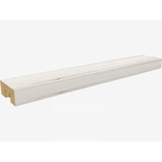 ИНТЕРЬЕРНАЯ РЕЙКА МДФ ДУБ САНРЕМО БЕЛЫЙ БРИОНА 2,7м (STELLA)