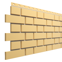 ФАСАДНАЯ ПАНЕЛЬ FLEMISH ЖЕЛТЫЙ STANDART 1183х443мм DOCKE