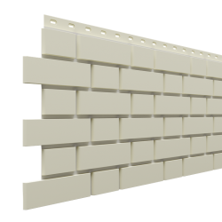 ФАСАДНАЯ ПАНЕЛЬ FLEMISH МОЛОЧНЫЙ STANDART 1183х443мм DOCKE