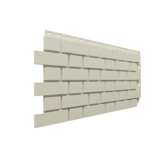 ФАСАДНАЯ ПАНЕЛЬ FLEMISH МОЛОЧНЫЙ STANDART 1183х443мм DOCKE