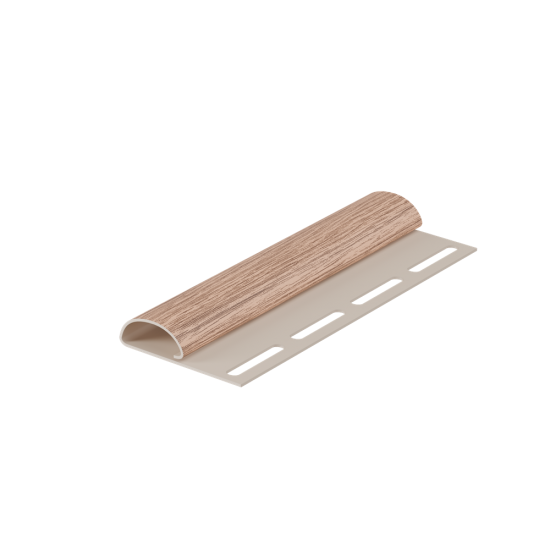 ФИНИШНЫЙ ПРОФИЛЬ РЯБИНА 3,0м ДЛЯ САЙДИНГА DOCKE