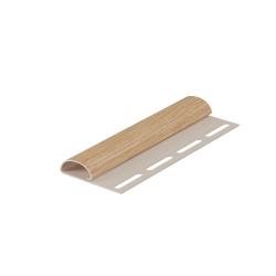 ФИНИШНЫЙ ПРОФИЛЬ ЗРЕЛЫЙ КАШТАН 3,0м ДЛЯ САЙДИНГА DOCKE