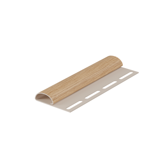 ФИНИШНЫЙ ПРОФИЛЬ ЗРЕЛЫЙ КАШТАН 3,0м ДЛЯ САЙДИНГА DOCKE