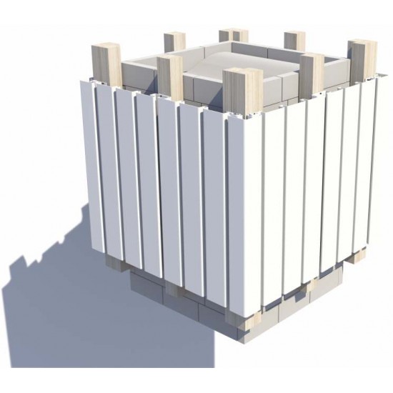 НАРУЖНЫЙ УГОЛ БЕЛЫЙ 50мм 3,05м ДЛЯ САЙДИНГА И ФАСАДНЫХ ПАНЕЛЕЙ Ю-ПЛАСТ