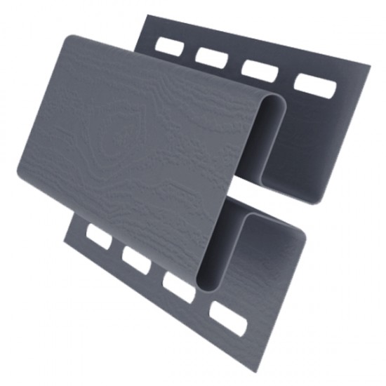 H Профиль СЕРЫЙ ГРАФИТ для сайдинга GrandLine 3,0м