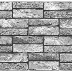 ПАНЕЛЬ ПВХ КАМЕНЬ ЭКСПАНСИ СЕРЫЙ 955х476мм (GRACE)