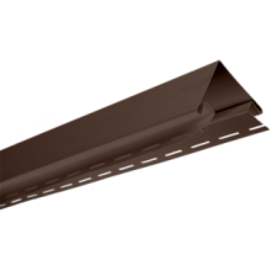 Угол наружный КОРИЧНЕВЫЙ 3,0м для сайдинга Альта-Профиль