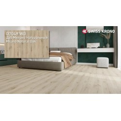 ЛАМИНАТ SWISSKRONO CASPIAN ДУБ МИЛАНО НАТУРАЛЬНЫЙ D7049