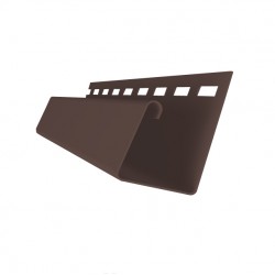 Универсалный J-профиль ТЕМНЫЙ ДУБ 7/8" Я-ФАСАД GrandLine 