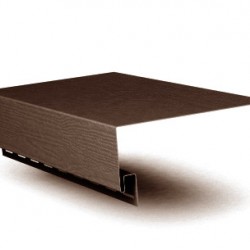 Планка Приоконная Широкая ТЕМНЫЙ ДУБ 7/8" Я-ФАСАД GrandLine 