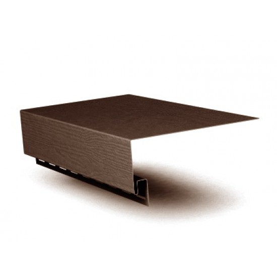 Планка Приоконная Широкая ТЕМНЫЙ ДУБ 7/8" Я-ФАСАД GrandLine 