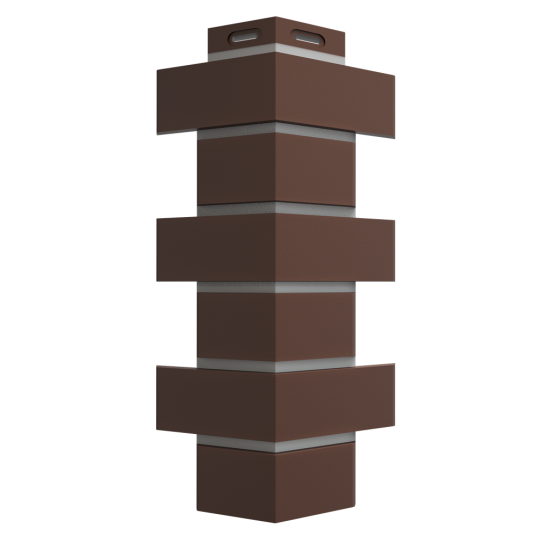 УГОЛ ДЕКОРАТИВНЫЙ FLEMISH КОРИЧНЕВЫЙ STANDART 443мм DOCKE
