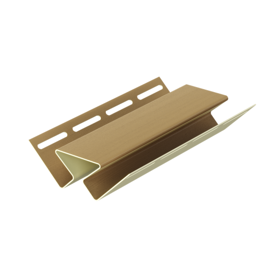 УГОЛ ВНУТРЕННИЙ КАРАМЕЛЬ 3,0м ДЛЯ САЙДИНГА (DOCKE)