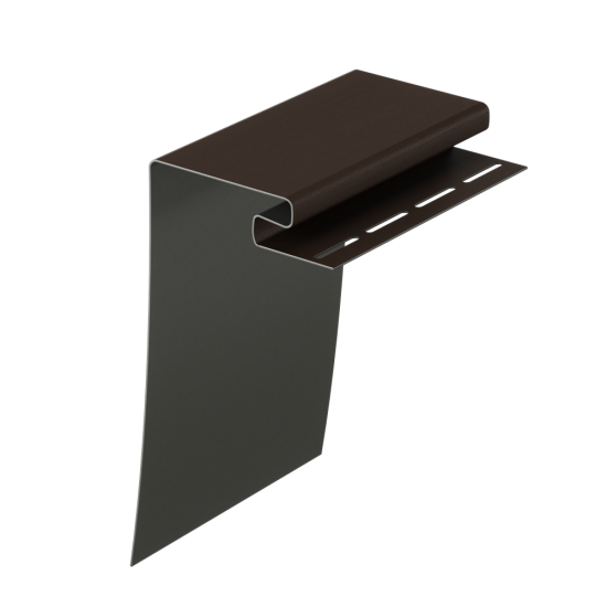 ПРОФИЛЬ ОКОЛООКОННЫЙ ШОКОЛАД 200мм 3,0м ДЛЯ САЙДИНГА (DOCKE)