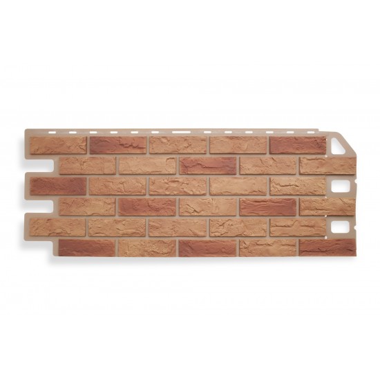 ФАСАДНАЯ ПАНЕЛЬ КИРПИЧ БЕЖЕВЫЙ КОМБИ 1110х450мм АЛЬТА-ПРОФИЛЬ