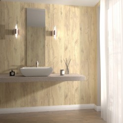 ПАНЕЛЬ ЛАМИНИРОВАННАЯ ПВХ ДУБ ФЛАГСТАФФ ПЕСОЧНЫЙ 2700х500мм (ВЕК)