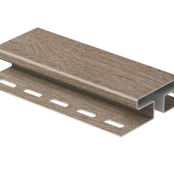 Н-ПЛАНКА РЕЙКА ФАСАДНАЯ ОРЕХ СВЕТЛЫЙ 3,05м ТИМБЕР-БЛОК Ю-ПЛАСТ