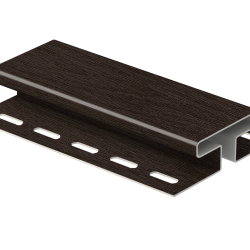 Н-ПЛАНКА РЕЙКА ФАСАДНАЯ ОРЕХ ТЕМНЫЙ 3,05м ТИМБЕР-БЛОК Ю-ПЛАСТ