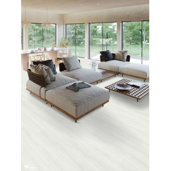 ЛАМИНАТ EGGER HOME AQUA+ ДУБ ТОСКОЛАНО БЕЛЫЙ EHL-098