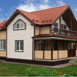 Фасадная Панель Балтийский Кирпич ПЕСОК Я-ФАСАД 1540х302мм GRAND-LINE