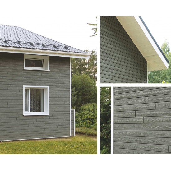 ФАСАДНАЯ ПАНЕЛЬ ХОКЛА COLOR ИРЛАНДСКИЙ МОХ 2000х250мм Ю-ПЛАСТ