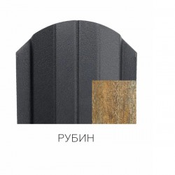 ШТАКЕТНИК РУБИН 103мм АНТИЧНЫЙ ДУБ ЗОЛОТОЙ ДВУСТОРОННИЙ ПОД ДЕРЕВО МК-ТРЕЙД