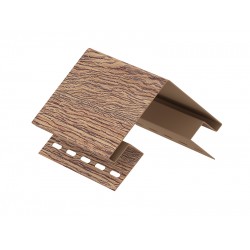 НАРУЖНЫЙ УГОЛ ХОКЛА ЛИСТВЕННИЦА МЕДОВАЯ 3,05м ДЛЯ ФАСАДНЫХ ПАНЕЛЕЙ Ю-ПЛАСТ