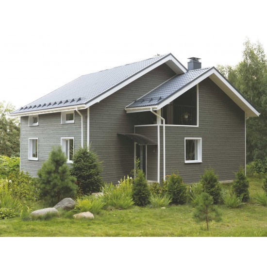 ФАСАДНАЯ ПАНЕЛЬ ХОКЛА COLOR ИРЛАНДСКИЙ МОХ 2000х250мм Ю-ПЛАСТ