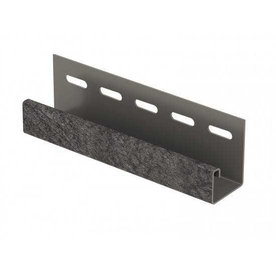 J-ПЛАНКА РИГЕЛЬНЫЙ КИРПИЧ ГРИФЕЛЬ 3,05м ДЛЯ ФАСАДНЫХ ПАНЕЛЕЙ СТОУН-ХАУС S-LOCK Ю-ПЛАСТ