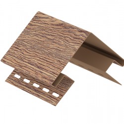 НАРУЖНЫЙ УГОЛ РИГЕЛЬНЫЙ КИРПИЧ ЛАТУНЬ 3,05м ДЛЯ ФАСАДНЫХ ПАНЕЛЕЙ СТОУН-ХАУС S-LOCK Ю-ПЛАСТ