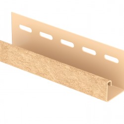 J-ПЛАНКА КИРПИЧ ПЕСОЧНЫЙ 3,05м ДЛЯ ФАСАДНЫХ ПАНЕЛЕЙ СТОУН-ХАУС Ю-ПЛАСТ