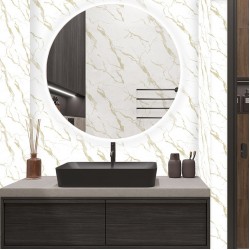 ПАНЕЛЬ ПВХ АРИСТОКРАТ ЗОЛОТО 2500х250мм (SANRELIA)