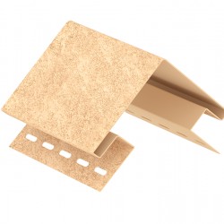 НАРУЖНЫЙ УГОЛ КИРПИЧ ПЕСОЧНЫЙ 3,05м ДЛЯ ФАСАДНЫХ ПАНЕЛЕЙ СТОУН-ХАУС Ю-ПЛАСТ