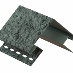 НАРУЖНЫЙ УГОЛ КАМЕНЬ ИЗУМРУДНЫЙ 3,05м ДЛЯ ФАСАДНЫХ ПАНЕЛЕЙ СТОУН-ХАУС Ю-ПЛАСТ