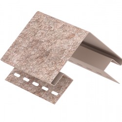 НАРУЖНЫЙ УГОЛ СЛАНЕЦ БУРЫЙ 3,05м ДЛЯ ФАСАДНЫХ ПАНЕЛЕЙ СТОУН-ХАУС Ю-ПЛАСТ