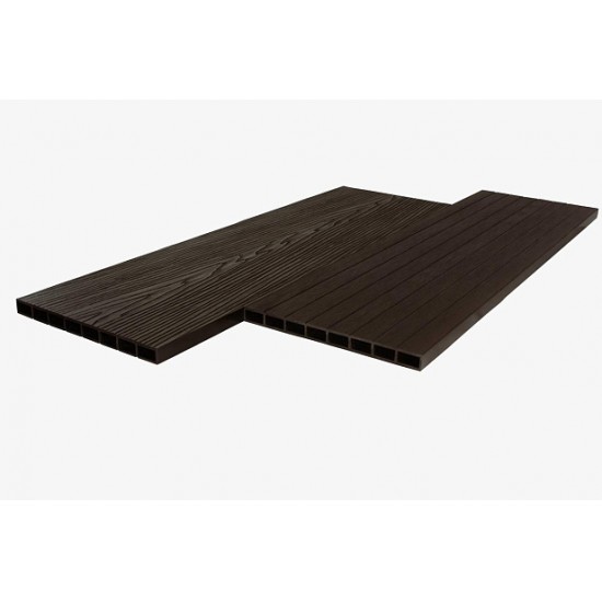 ДОСКА ДПК ДЛЯ ГРЯДОК UNODECK LETTO ВЕНГЕ 30см 3,0м (RUSDECKING)