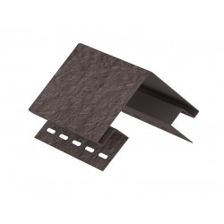 НАРУЖНЫЙ УГОЛ РИГЕЛЬНЫЙ КИРПИЧ МОККО 3,05м ДЛЯ ФАСАДНЫХ ПАНЕЛЕЙ СТОУН-ХАУС S-LOCK Ю-ПЛАСТ