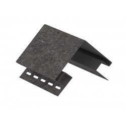 НАРУЖНЫЙ УГОЛ КИРПИЧ ГРАФИТОВЫЙ 3,05м ДЛЯ ФАСАДНЫХ ПАНЕЛЕЙ СТОУН-ХАУС Ю-ПЛАСТ