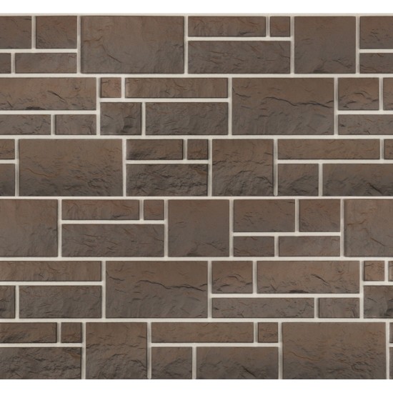 ФАСАДНАЯ ПАНЕЛЬ BURG ЗЕМЛЯНОЙ PREMIUM 1072х472мм DOCKE