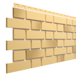 ФАСАДНАЯ ПАНЕЛЬ FLEMISH ЖЕЛТЫЙ ЖЖЕНЫЙ PREMIUM 1183х443мм DOCKE